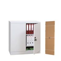 Aktenschrank | Stahlschrank | zerlegt im Karton 100x92x42 GRAU