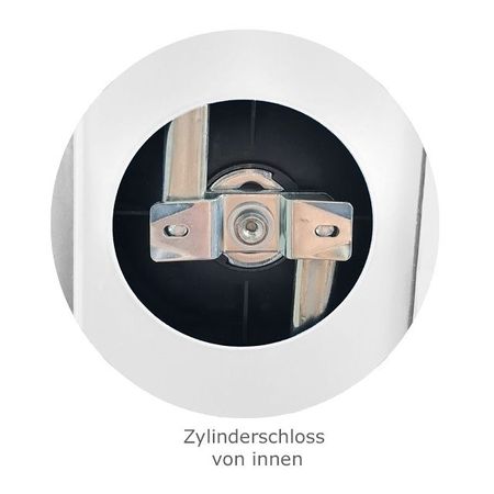 Türschloss innen Stahlschrank Metallschrank Aktenschrank Büroschrank