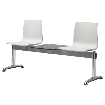 Traversenbank | Wartebank | 2 Sitze + Ablage 