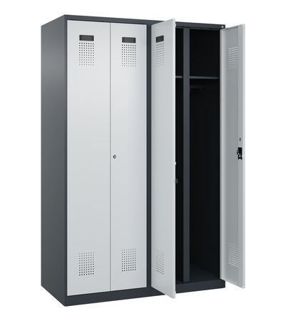 C+P Schwarz-Weiß-Spind Evolo PLUS