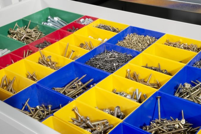 Schubladeneinteilungen Kunststoffkästen für Kleinteile