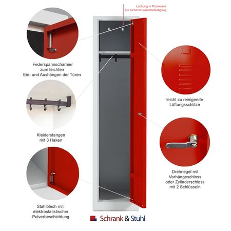 Stahlspind abschließbar Drehriegelvorrichtung