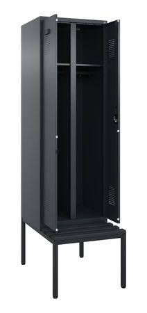 C+P Schwarz-Weiß-Spind Evolo PLUS