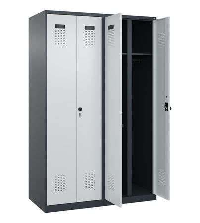 C+P Schwarz-Weiß-Spind Evolo PLUS