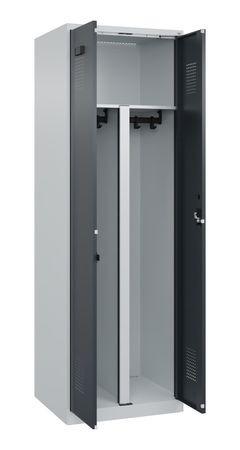 C+P PSA Schwarz-Weiß-Spind Evolo PLUS