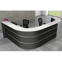 Große L-Theke Surround anthrazit | 112 x 325 x 232 cm (HxBxT)