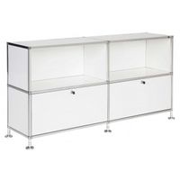 Büroregal | Aktenregal |Sideboard 2 / 2 mit 2 Klapptüren
