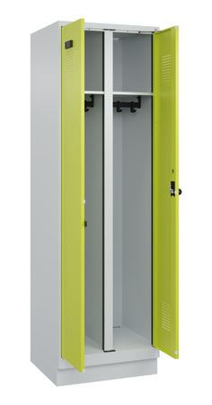 C+P Schwarz-Weiß-Spind Evolo PLUS