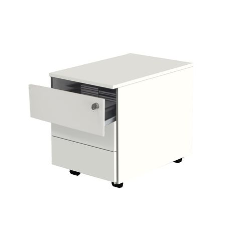 Rollcontainer mit 3 Schubladen und Materialschale | 54 x 42 x 60 cm (HxBxT)
