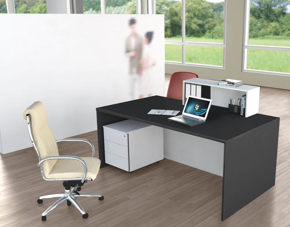 modern ESG Sicherheitsglas beleuchtet Empfangstresen Empfangstheke