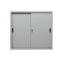 Aktenschrank | Schiebetürenschrank 109x120x45 GRAU