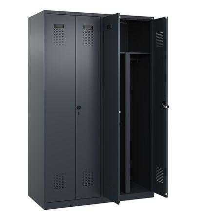 C+P PSA Schwarz-Weiß-Spind Evolo PLUS
