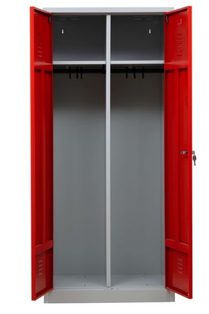 kleiserspind umekleidespind ral 3000 rot berufskleidung privatkleidung