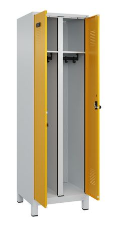 C+P Schwarz-Weiß-Spind Evolo PLUS