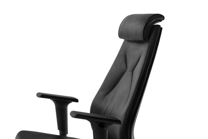 Kopfstütze Chefstuhl Drehstuhl Bürostuhl Bürodrehstuhl Drehsessel Leder