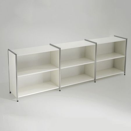 aktenregal sideboard fächerregal aktenschrankwand weiß holzregal