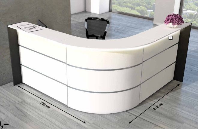 Empfangstresen Empfangstheken Winkeltheken Ecktheken