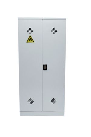 Gefahrstoffschrank lichtgrau