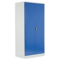 XXL Werkzeugschrank | Werkstattschrank 195x92x60 GRAU/BLAU