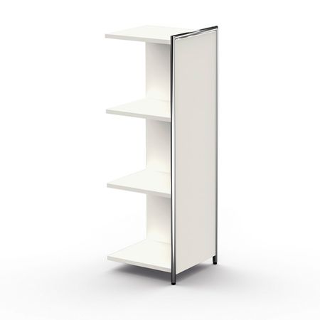 Chromeline Anbau-Sideboard 3 schmal | 115 x 39 x 38 cm | Anthrazit oder Weiß