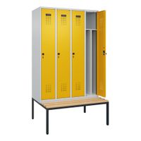 C+P Spind Evolo PLUS, Bank, 4 Abteile, 2120x1200x815mm