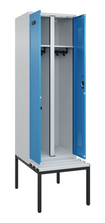C+P Schwarz-Weiß-Spind Evolo PLUS