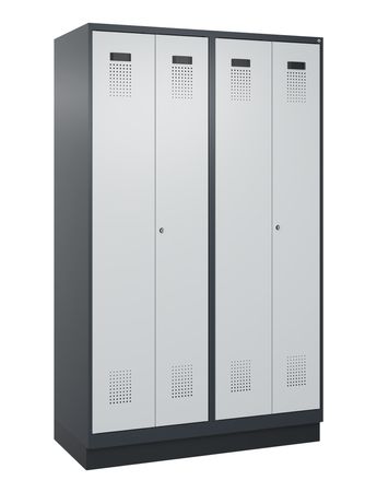 C+P PSA Schwarz-Weiß-Spind Evolo PLUS