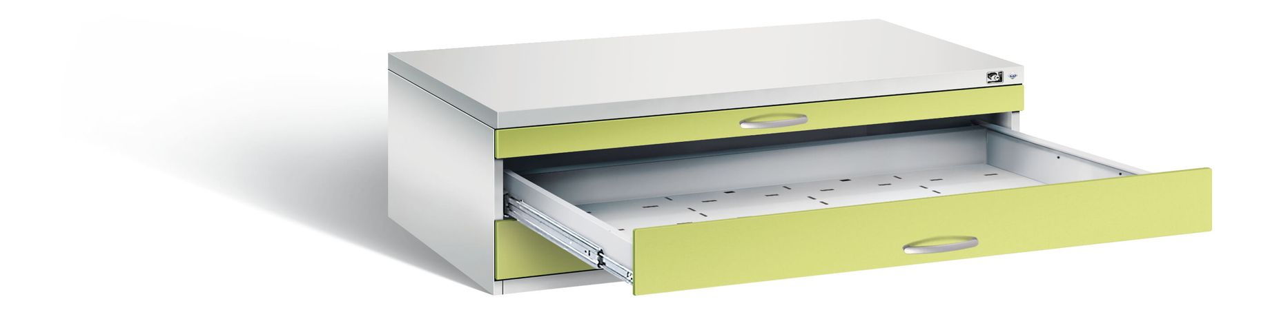 Grafikschrank grün pastellgrün