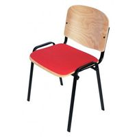 Stapelstuhl | Holzstuhl | Polsterstuhl | ISO-WOOD - BUCHE/ROT