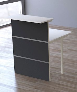 Erweiterungselement für alle Theken Surround anthrazit | 112 x 80 x 95 cm (HxBxT)