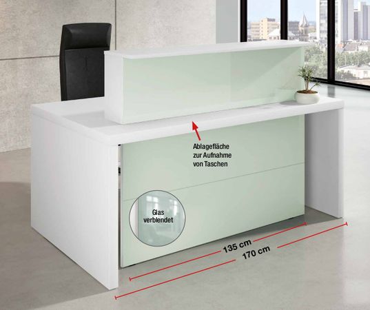 Empfangstresen Counter Praxistresen Praxistheke Verkaufstheke