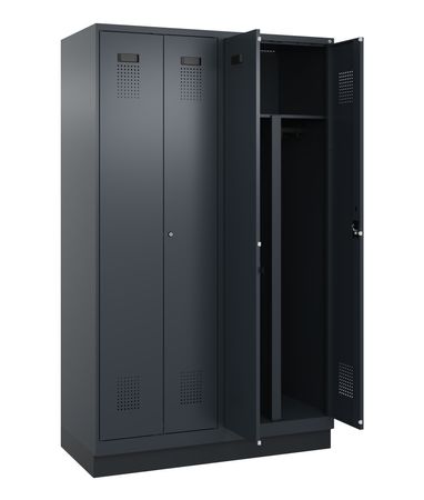 C+P PSA Schwarz-Weiß-Spind Evolo PLUS