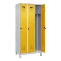 C+P Spind Evolo PLUS, Füße, 3 Abteile, 1950x900x500mm