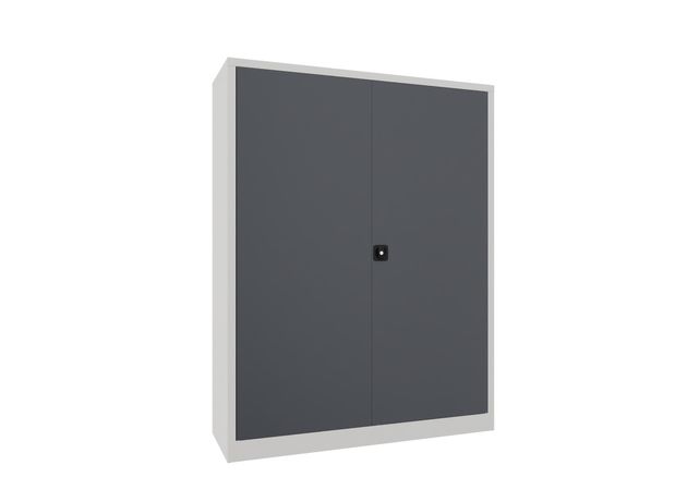 PAVOY Sportgeräteschrank | Ballschrank mit Flügeltüren | 195 x 150 x 50 cm mit Vollblech- oder Lochfeldtüren | große Farbauswahl
