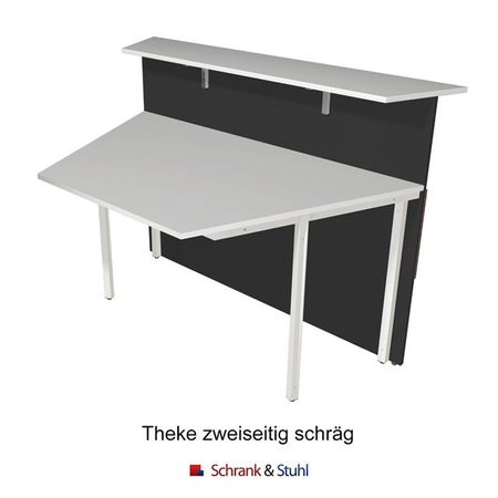 Empfangstheke Anmeldung ESG Sicherheitsglas Empfangstresen Informationsstand Rezeption Auskunft 