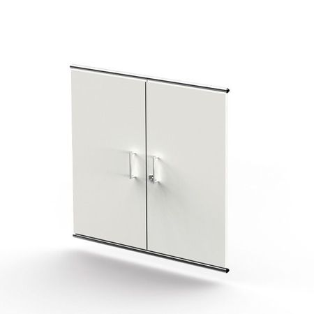 Vorbautüren Flügeltüren Anbautüren weiß weiss abschließbar Drehzylinderschloss