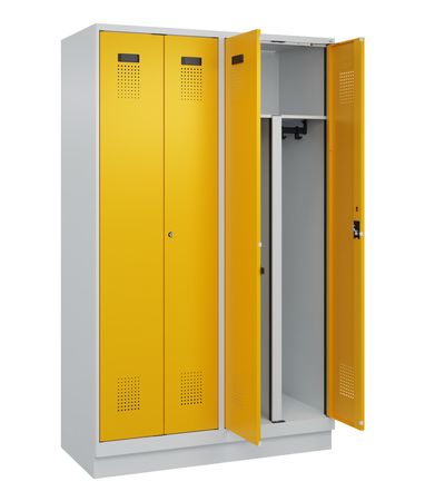 C+P PSA Schwarz-Weiß-Spind Evolo PLUS