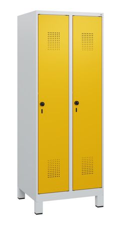 C+P Spind Evolo PLUS Füße 2 Abteile 1630x600x50