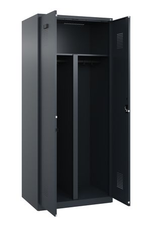 C+P PSA Schwarz-Weiß-Spind Evolo PLUS