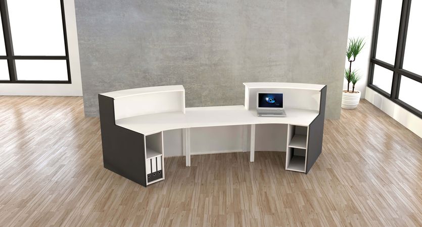 Salontheke Laden ThekeBar Rezeption Thekenelement  Empfangstheken Ladenausstattung Büromöbel