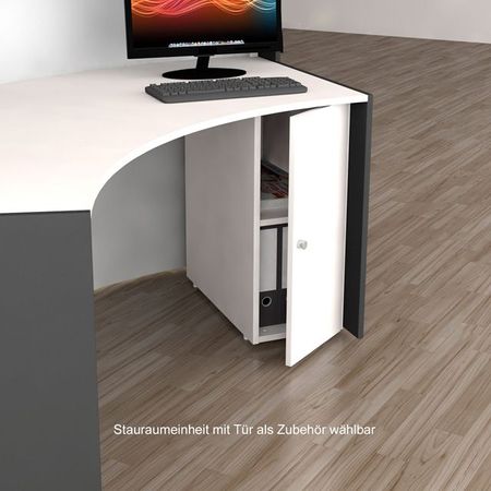 Kabeldurchlass Empfangstheken Anmeldung Sitz-Steh-Arbeitsplatz Eingangstheke