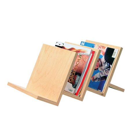 Zeitschriftenständer mit 3 Fächern