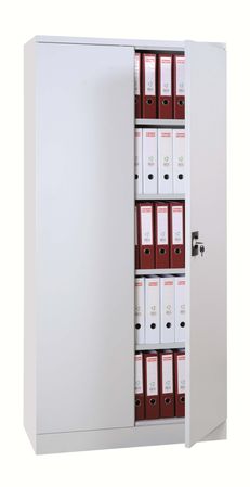 GS Aktenschrank | Stahlschrank | zerlegt im Karton 195x92x42 LICHTGRAU