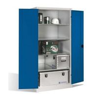 Premium Vorratsschrank von C+P | Materialschrank 80cm Tiefe | 195x93x80 | große Farbauswahl