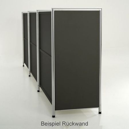 Aktenregal Aktenschrank Kombischrank Schrank Sichtrückwand Sideboard weiss weiß hell
