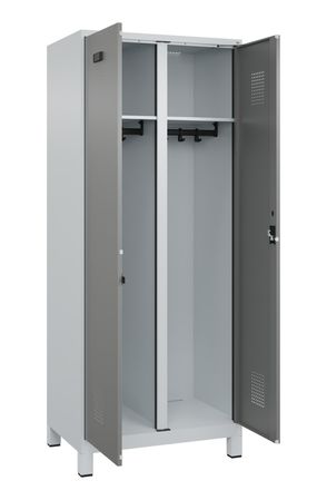C+P Schwarz-Weiß-Spind Evolo PLUS