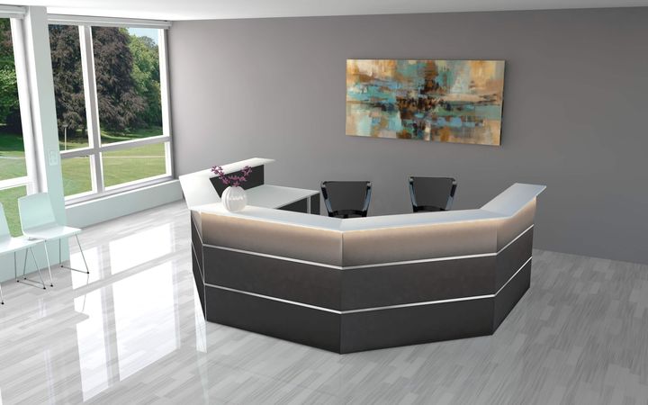 Empfangstresen Sitztresen Schreibtisch Information Rezeption Anmeldung