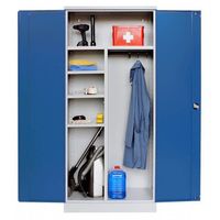 Mehrzweckschrank 195x92x42 GRAU/BLAU
