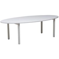 Konferenztisch oval | 240x120 | WEIß