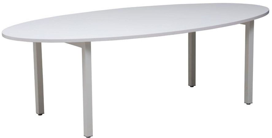 Konferenztisch oval | 240x120 | WEIß